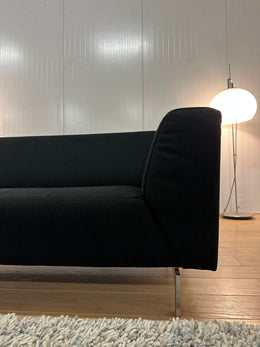 Rolf Benz Linea 3-zitsbank Zwart Stof - Tijdloos Design