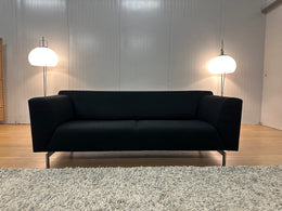 Rolf Benz Linea 3-zitsbank Zwart Stof - Tijdloos Design