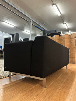 Rolf Benz Linea 3-zitsbank Zwart Stof - Tijdloos Design