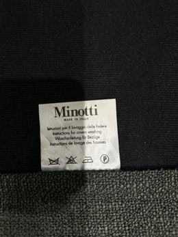 ZGAN Minotti Hamilton Hoekbank Donkergrijs - NP: 25k