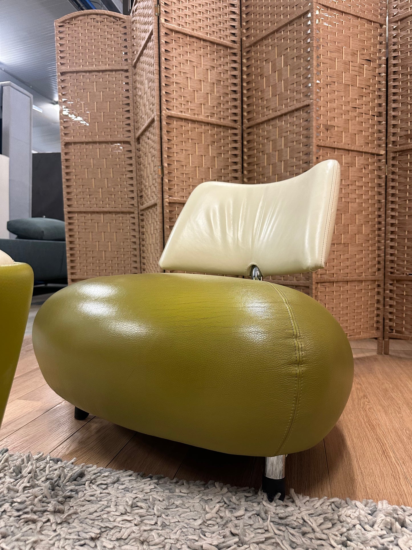 Complete Leolux Set Groen | Bank, Tafel, Stoelen & Fauteuils