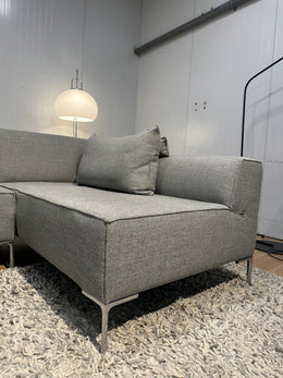ZGAN Grijze Design on stock Bloq Hoekbank - NP €7.500