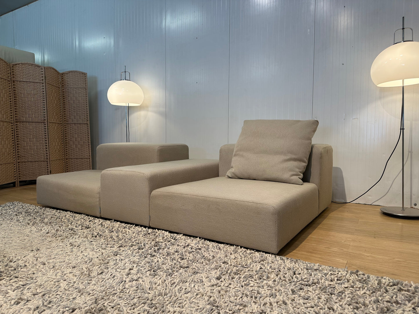 Living Divani Extra Wal Modulaire Set Beige Bank - NP: €8k