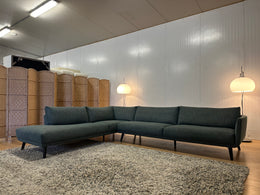 NIEUWSTAAT Byen Lounge Hoekbank Turquoise - Gereinigd