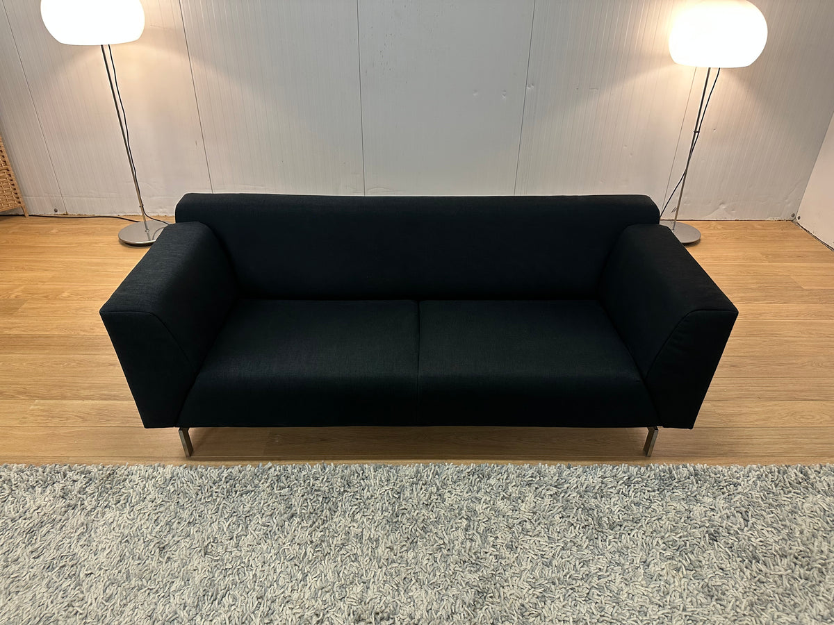Rolf Benz Linea 3-zitsbank Zwart Stof - Tijdloos Design