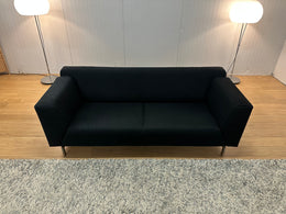 Rolf Benz Linea 3-zitsbank Zwart Stof - Tijdloos Design