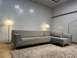 ZGAN Grijze Design on stock Bloq Hoekbank - NP €7.500