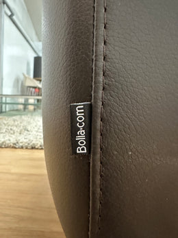 ZGAN Bolia Leren Bank + Hocker met Opbergruimte | Bruin
