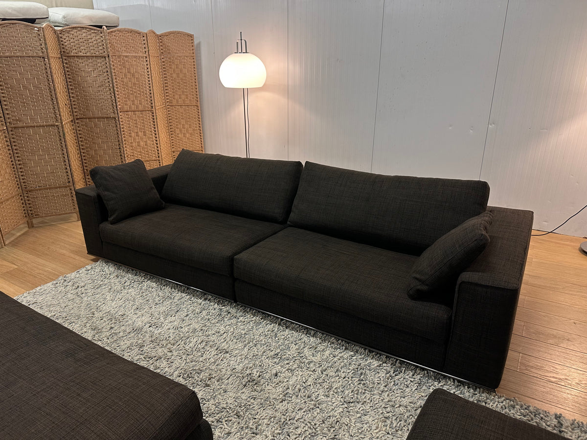 4-Delige Minotti Hamilton Set | Bank + Fauteuil + Hocker | Luxe Design Collectie