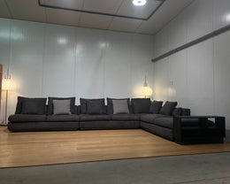 ZGAN Minotti Andersen Luxe Hoekbank Donkerblauw + GARANTIE