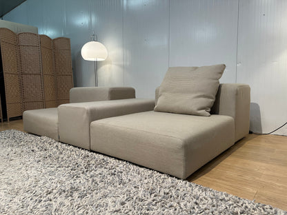 Living Divani Extra Wal Modulaire Set Beige Bank - NP: €8k