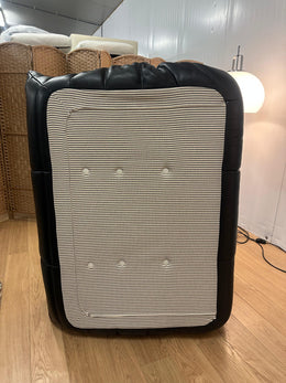 NIEUW Ligne Roset Togo Set Zwart Leer 2-Zits + 1-Zits + Poef