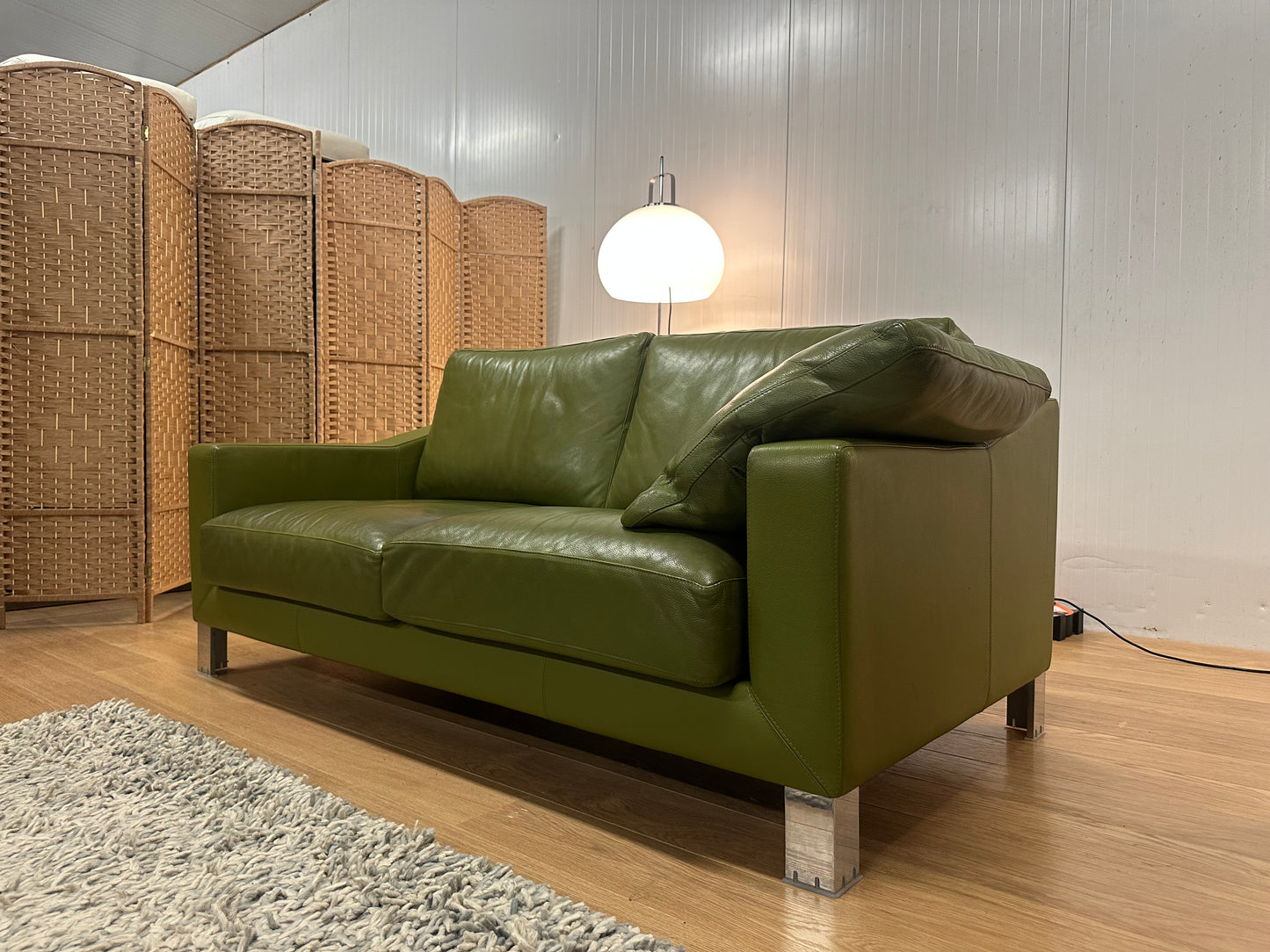 Complete Leolux Set Groen | Bank, Tafel, Stoelen & Fauteuils