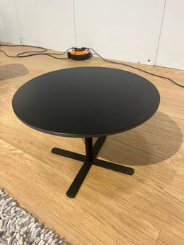 Rond Matzwart Montèl Bijzettafeltje – Ø50 cm