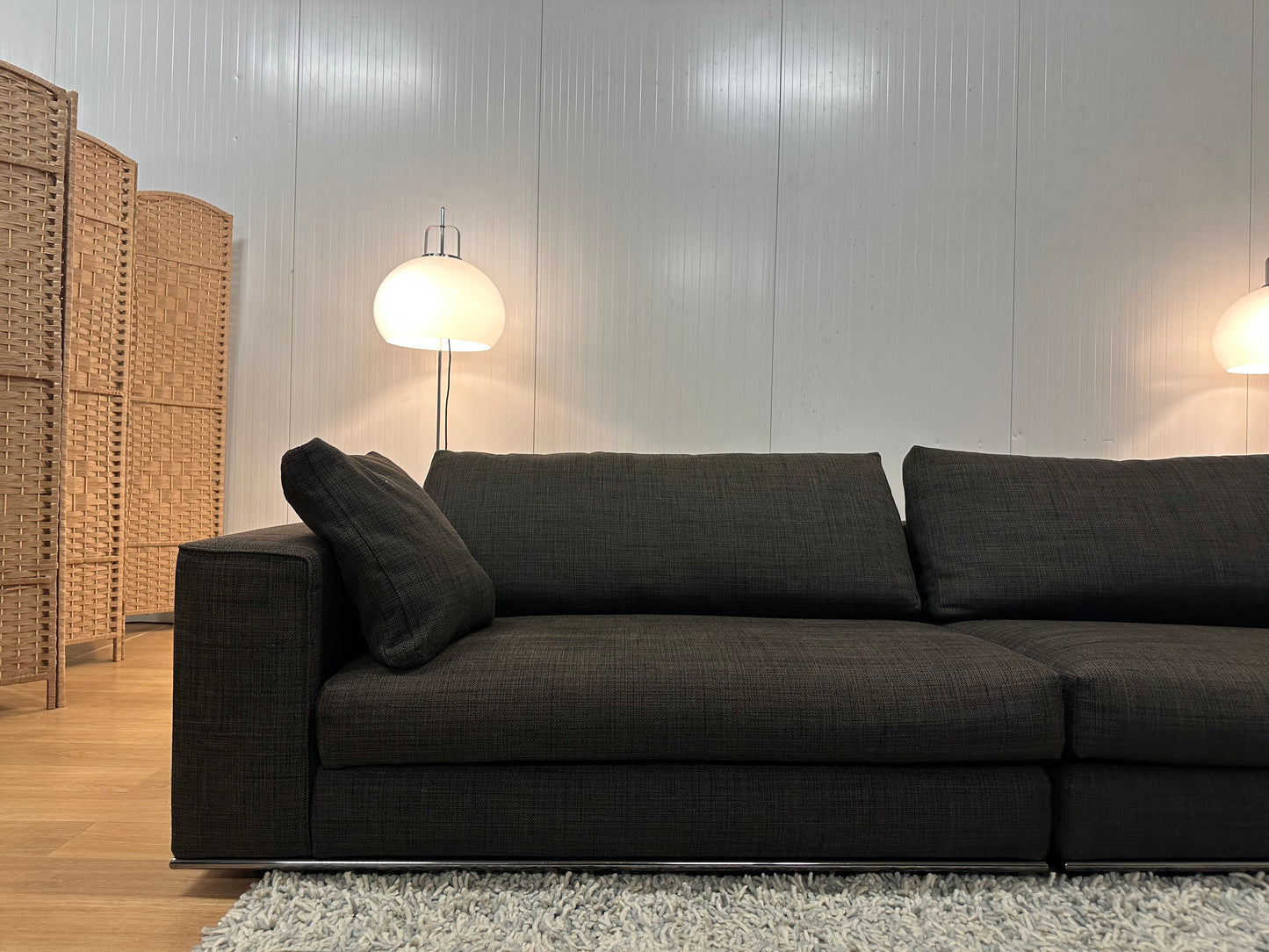 4-Delige Minotti Hamilton Set | Bank + Fauteuil + Hocker | Luxe Design Collectie
