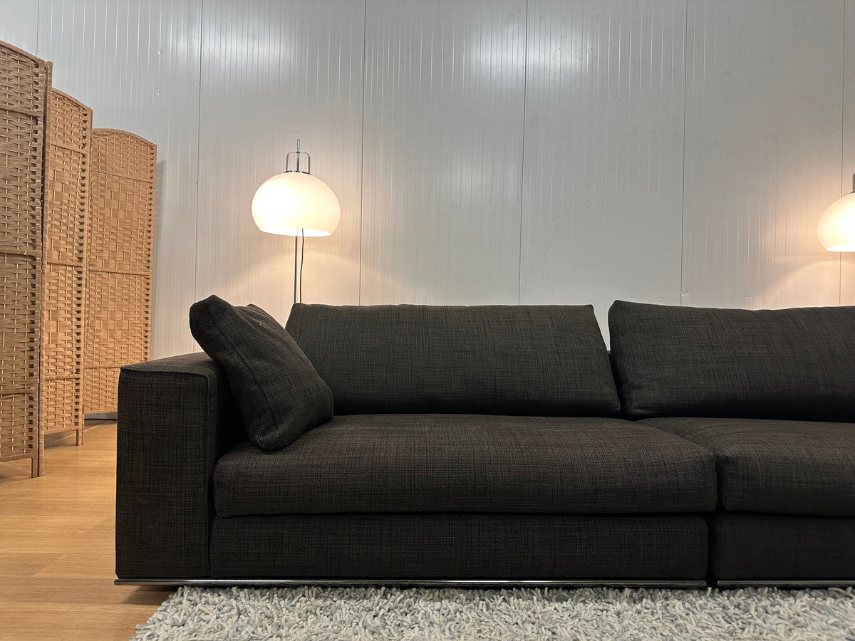 4-Delige Minotti Hamilton Set | Bank + Fauteuil + Hocker | Luxe Design Collectie