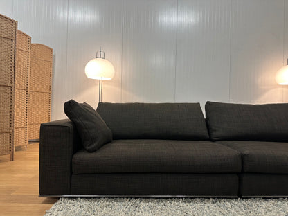 4-Delige Minotti Hamilton Set | Bank + Fauteuil + Hocker | Luxe Design Collectie