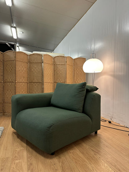 Rolf Benz Freistil Fauteuil/Element Groen Uitstekende Staat