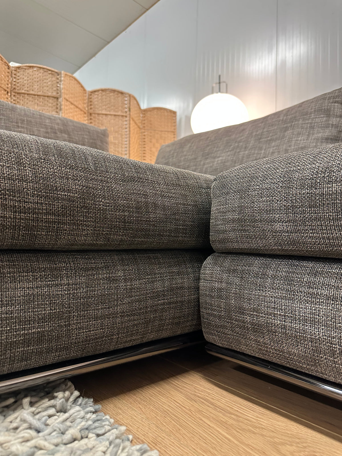 Minotti Hamilton Hoekbank Bruin-Grijs Gemêleerd NP: €24.000