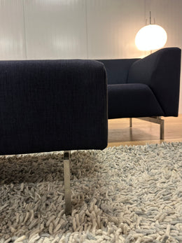 Rolf Benz Linea 3-Zitsbank met Hocker