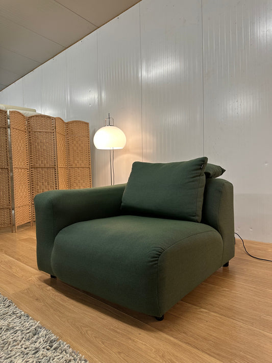 Rolf Benz Freistil Fauteuil/Element Groen Uitstekende Staat