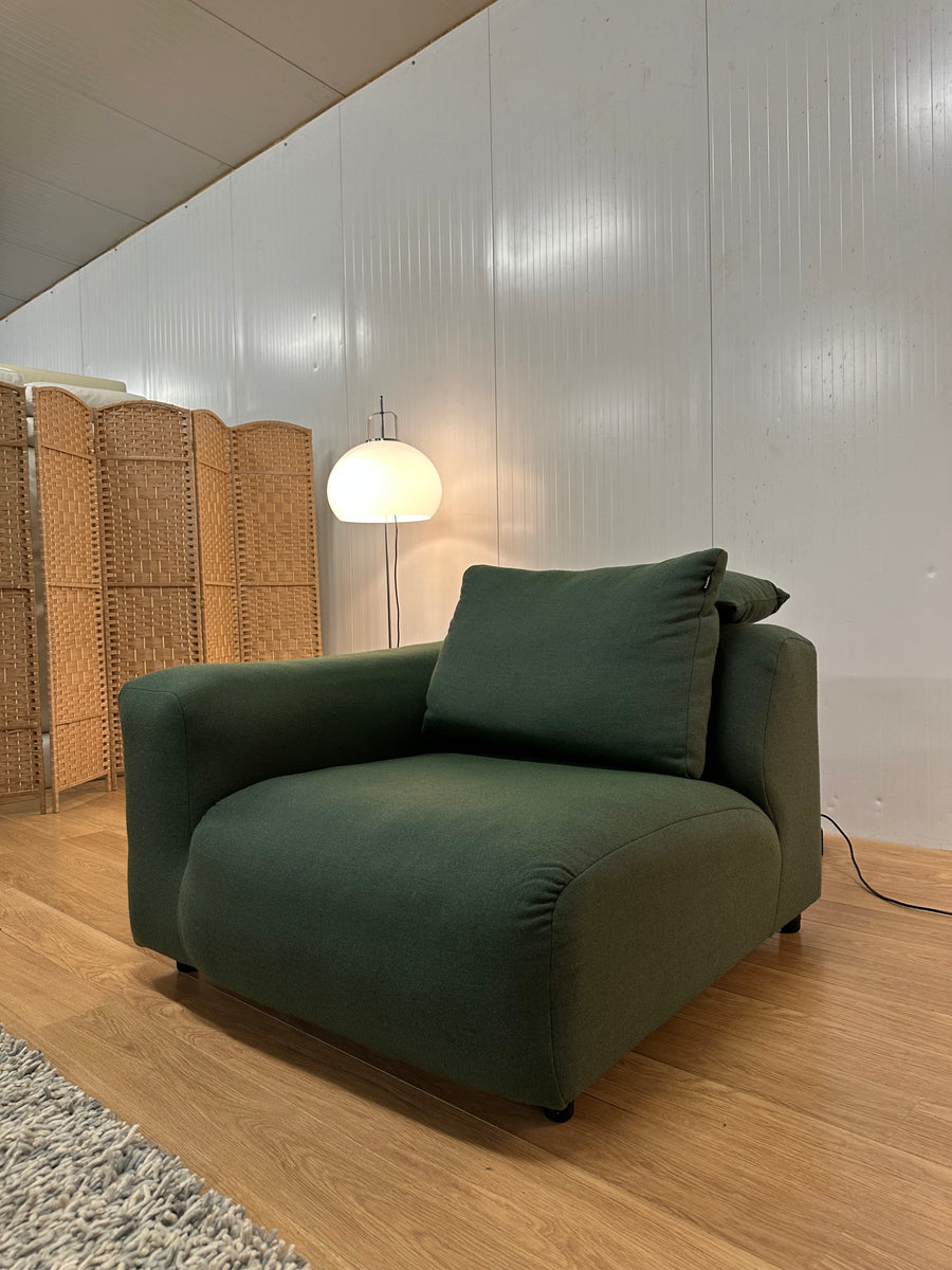 Rolf Benz Freistil Fauteuil/Element Groen Uitstekende Staat