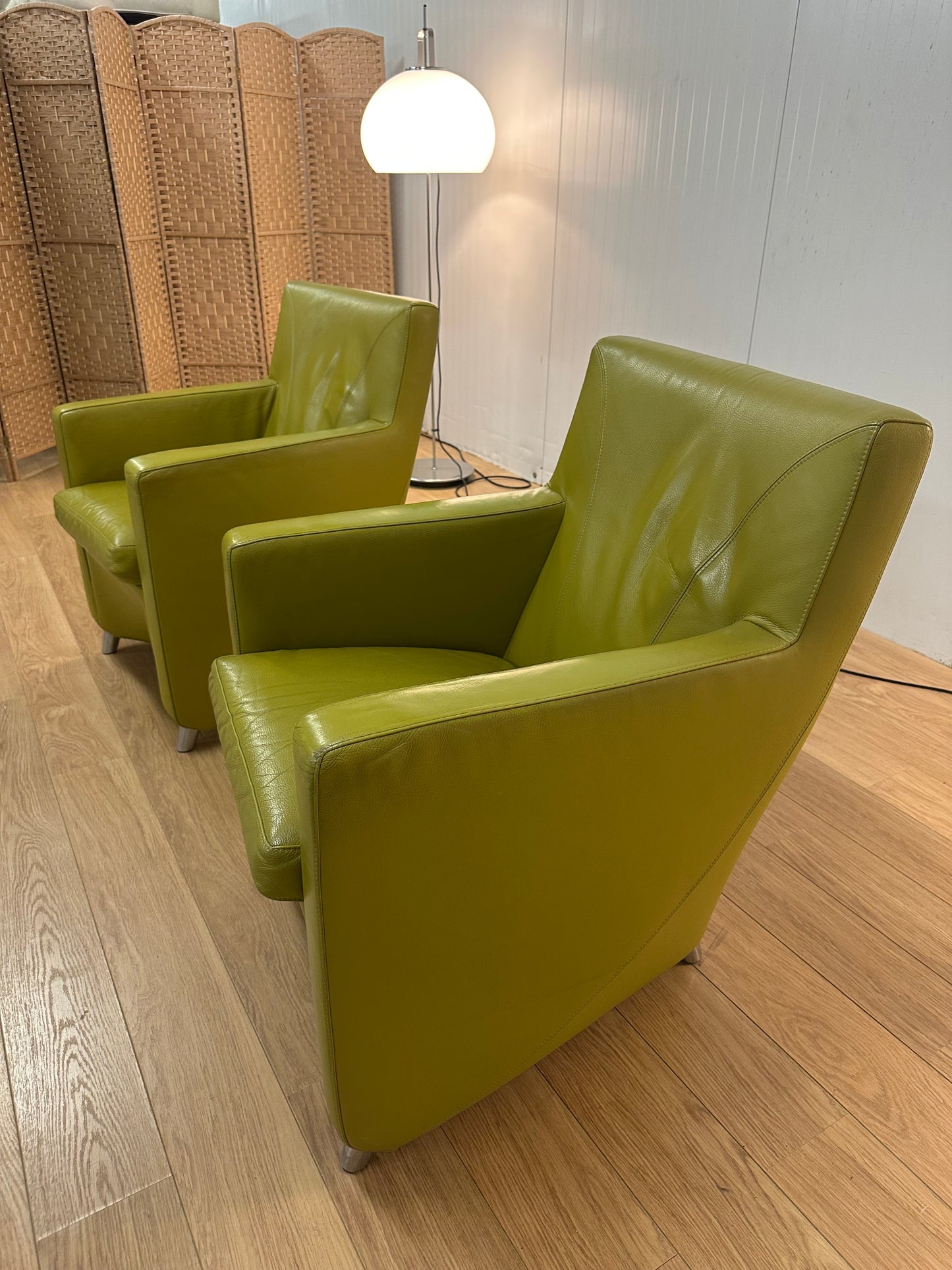 Complete Leolux Set Groen | Bank, Tafel, Stoelen & Fauteuils
