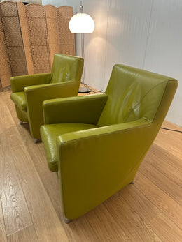 Complete Leolux Set Groen | Bank, Tafel, Stoelen & Fauteuils