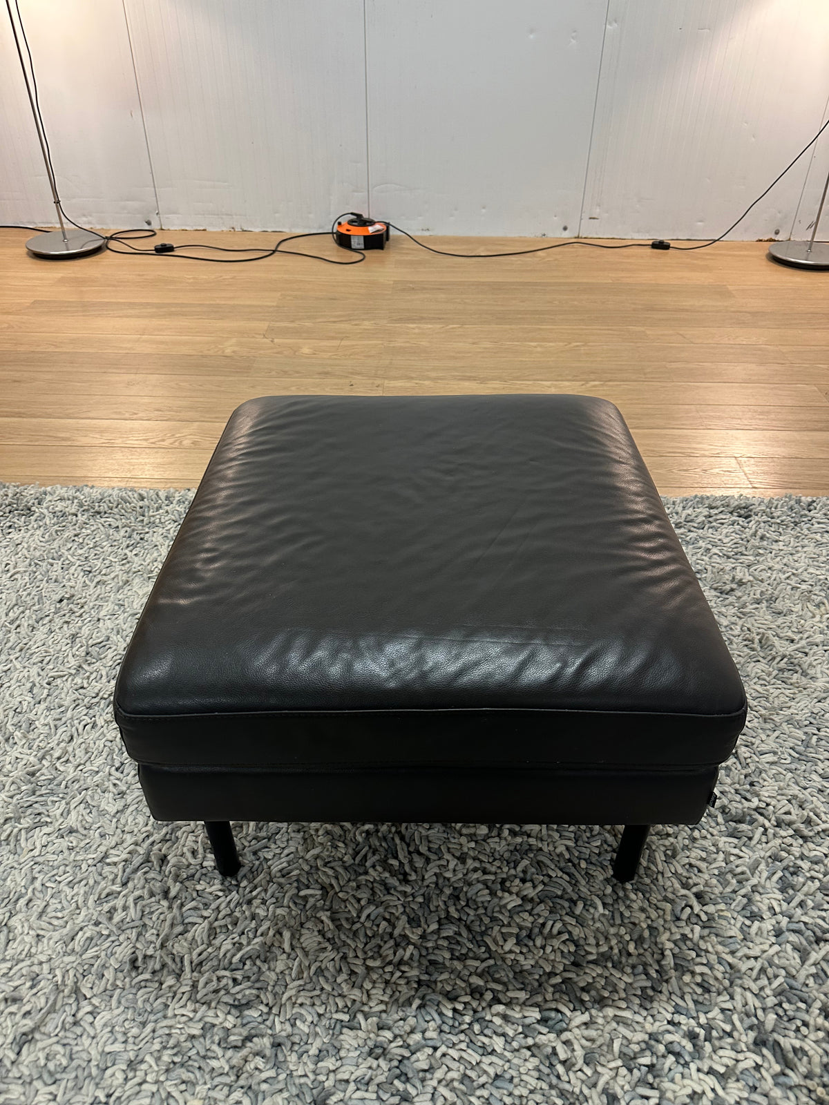 Bolia Hocker Bruin Leer | Met Opbergruimte | Topconditie