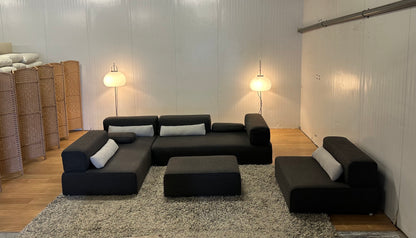 Leolux Ponton 4-delige Modulaire Design Bank met Hocker