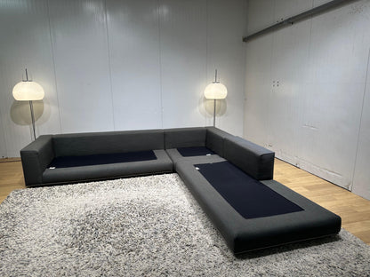 ZGAN Minotti Hamilton Hoekbank Donkergrijs - NP: 25k