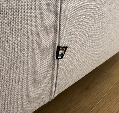 NIEUW Gestoffeerde Bloq 3-zits Beige – Design on Stock