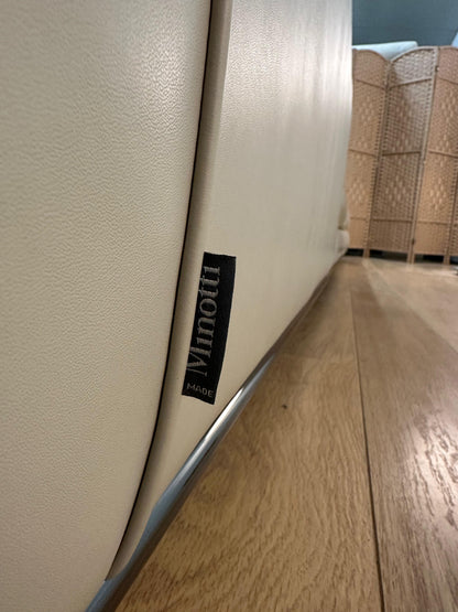 Nieuwstaat Beige Leren Minotti Modulaire Hoekbank - NP: 30k