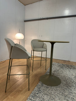 ZGAN 2x Artifort Andrea Stoelen + Opt. Artifort Hoge Tafel