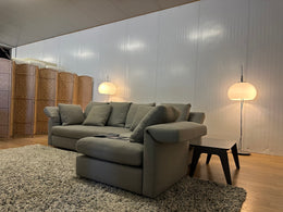Nieuwstaat Minotti Collar Hoekbank met Minotti Bijzettafel