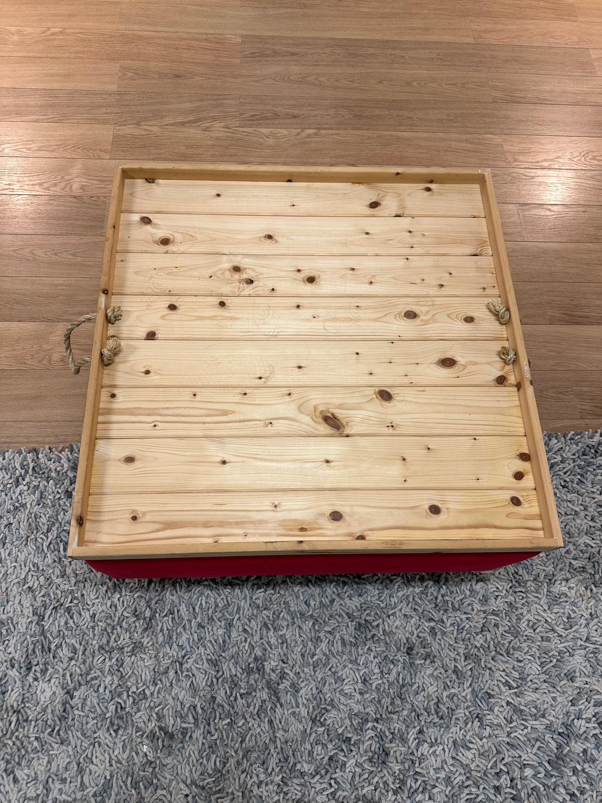 Zitmaxx Design Hocker / Poef + op maat gemaakt tafelblad