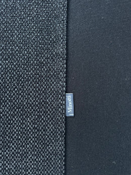 Minotti Zwarte Hoekbank ~ Nieuwprijs €15.000
