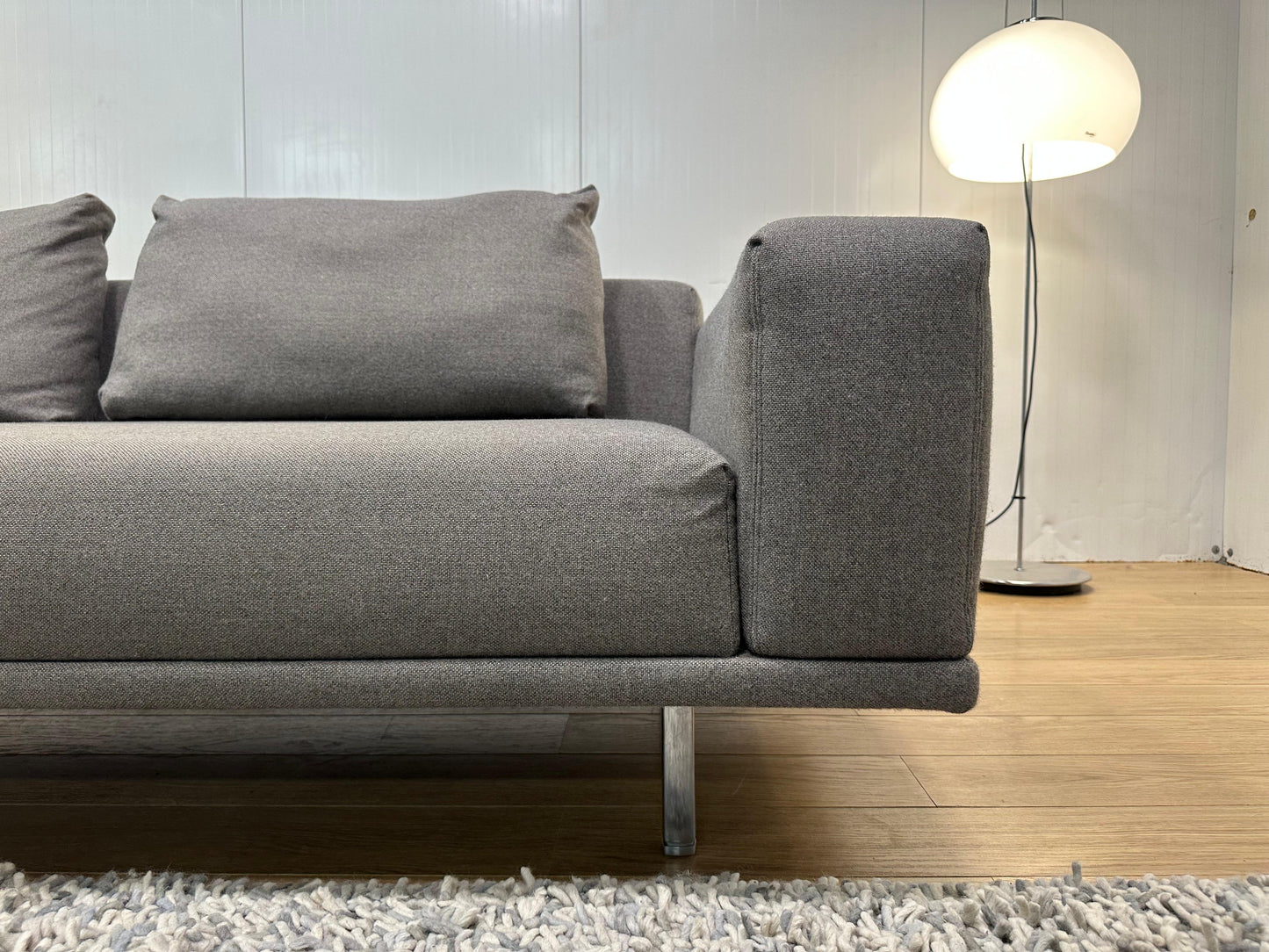 Grijze Design on Stock Cascade 3-zits Bank – Ploegwool