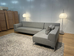 ZGAN Grijze Design on stock Bloq Hoekbank - NP €7.500