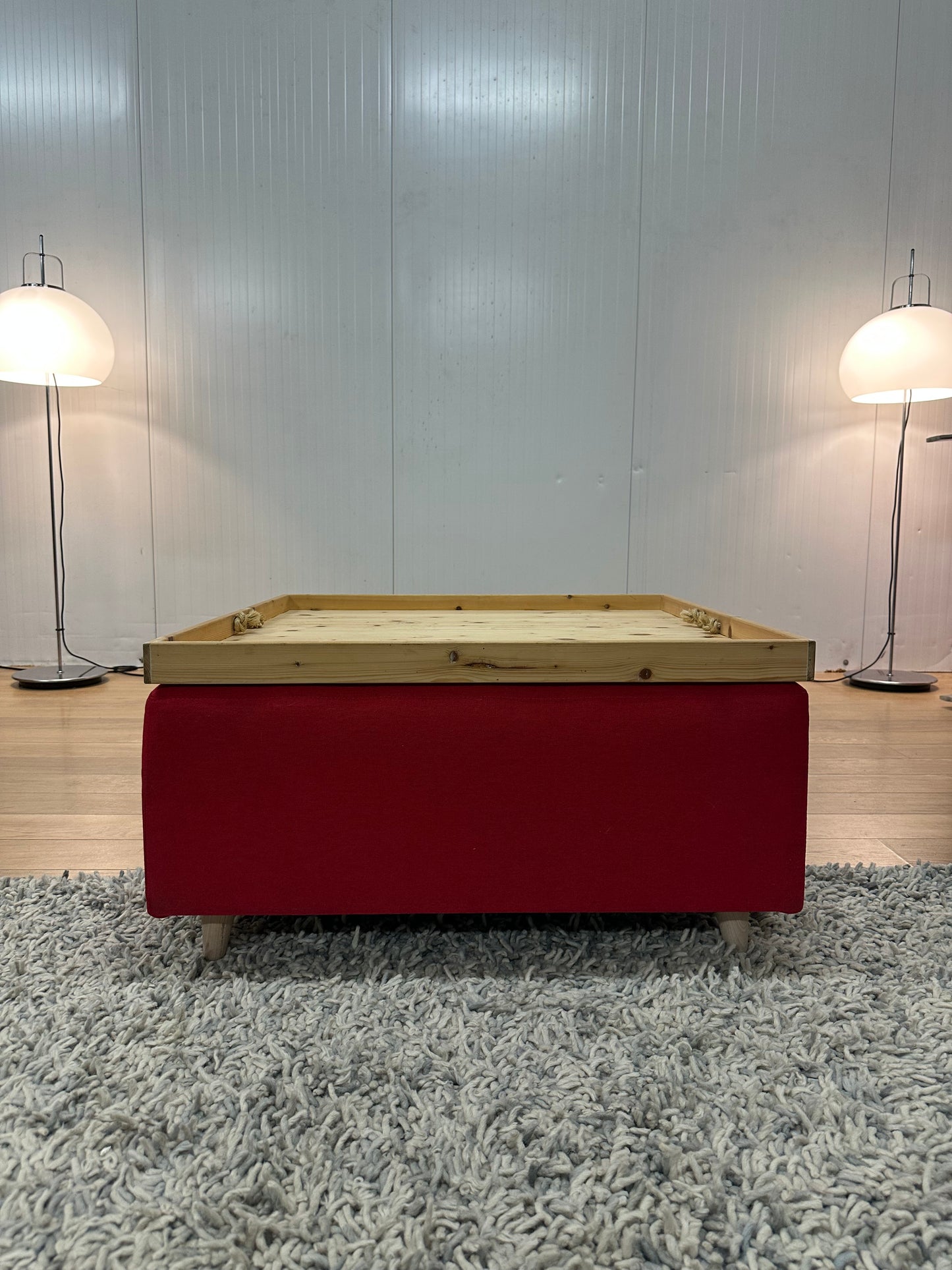Zitmaxx Design Hocker / Poef + op maat gemaakt tafelblad