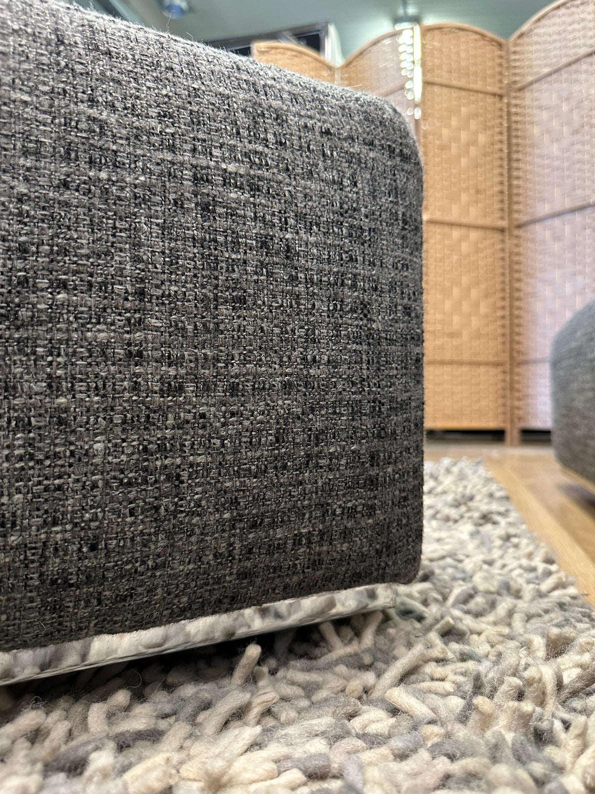Sur & Plus Modulaire Designbank Grijs – 3-delig + Hocker