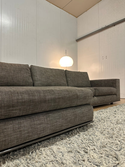 Minotti Hamilton Hoekbank Bruin-Grijs Gemêleerd NP: €24.000
