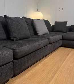 ZGAN Minotti Andersen Luxe Hoekbank Donkerblauw + GARANTIE