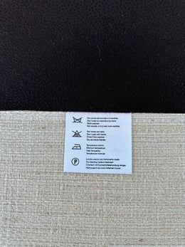 NIEUWSTAAT Minotti Hamilton Poef Crème ~ Nieuwprijs €4.000