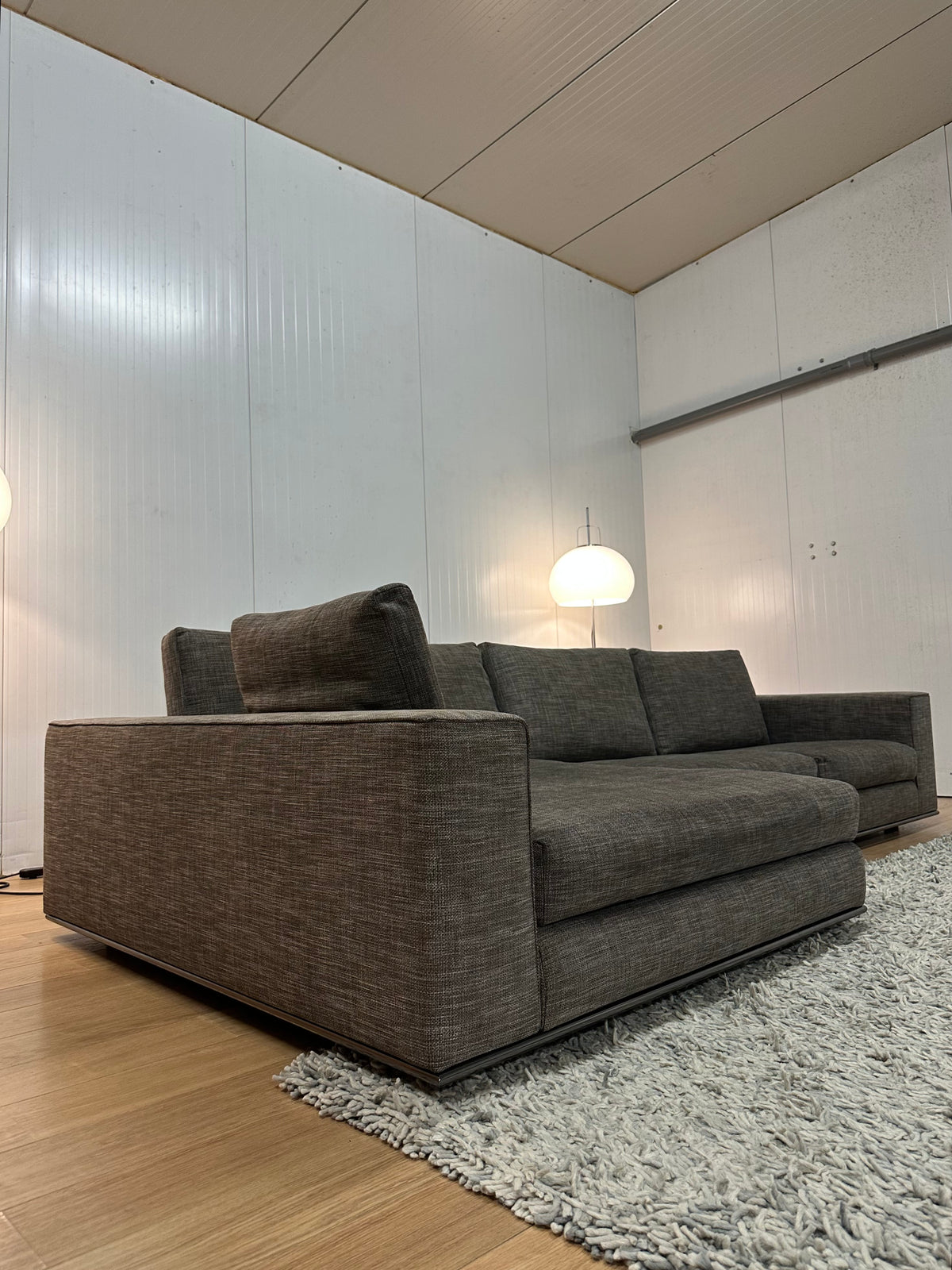 Minotti Hamilton Hoekbank Bruin-Grijs Gemêleerd NP: €24.000