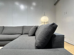 ZGAN Minotti Hamilton Hoekbank Donkergrijs - NP: 25k