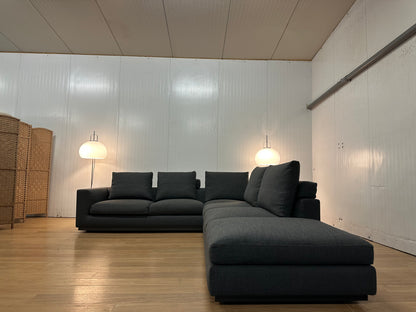SHOWMODEL Minotti Andersen Hoekbank Donkergrijs NP: €27.500