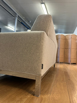 ZGAN Minotti 2/3-Zits Bank Grijs Wol | Professioneel Gereinigd