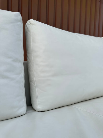 ZGAN Minotti Hamilton | Wit Leer | NP: €30.000