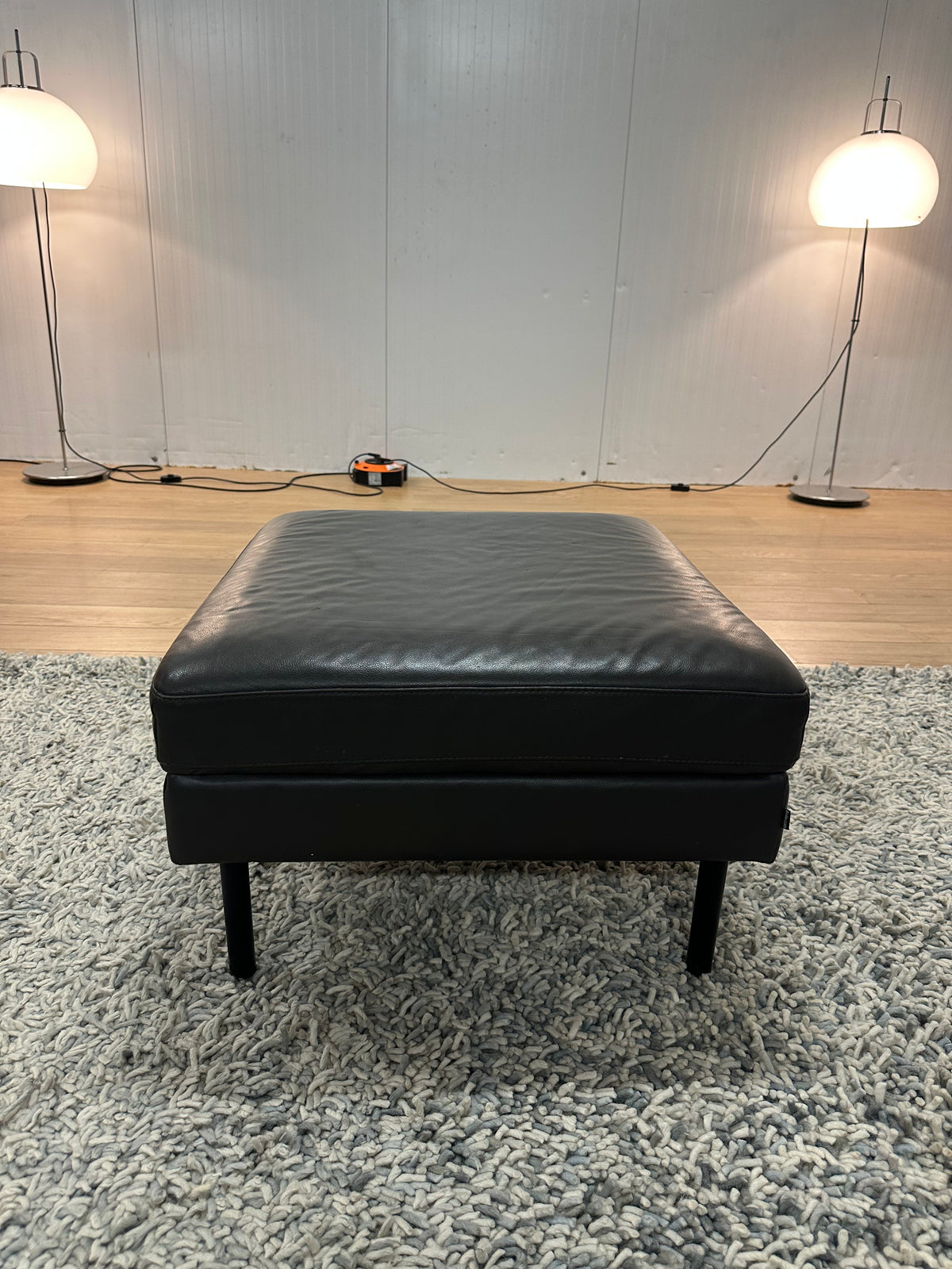 Bolia Hocker Bruin Leer | Met Opbergruimte | Topconditie